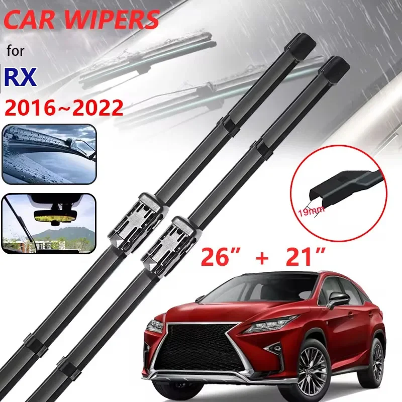 For Lexus RX RX450h RX200t RX300 2016~2022 2021 Car Wiper Blades Boneless Frameless Windscreen Windshield Rubber Car Accessories
For Lexus RX RX450h RX200t RX300 2016~2022 2021 Car Wiper Blades Boneless Frameless Windscreen Windshield Rubber Car Accessories