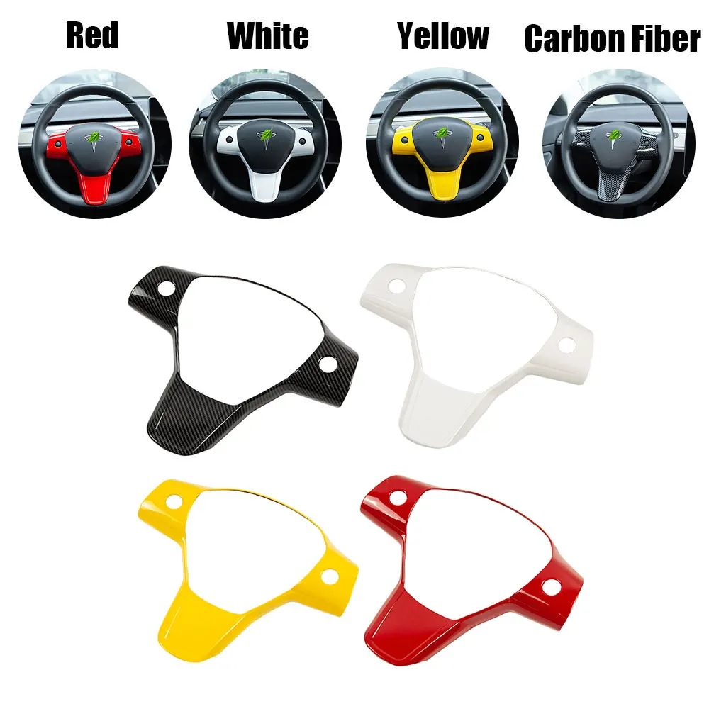 For Tesla Model 3 model y Car Steering Wheel Decorative Patch Carbon Fiber ABS Decorative Accessories Model Three modely
For Tesla Model 3 model y Car Steering Wheel Decorative Patch Carbon Fiber ABS Decorative Accessories Model Three modely