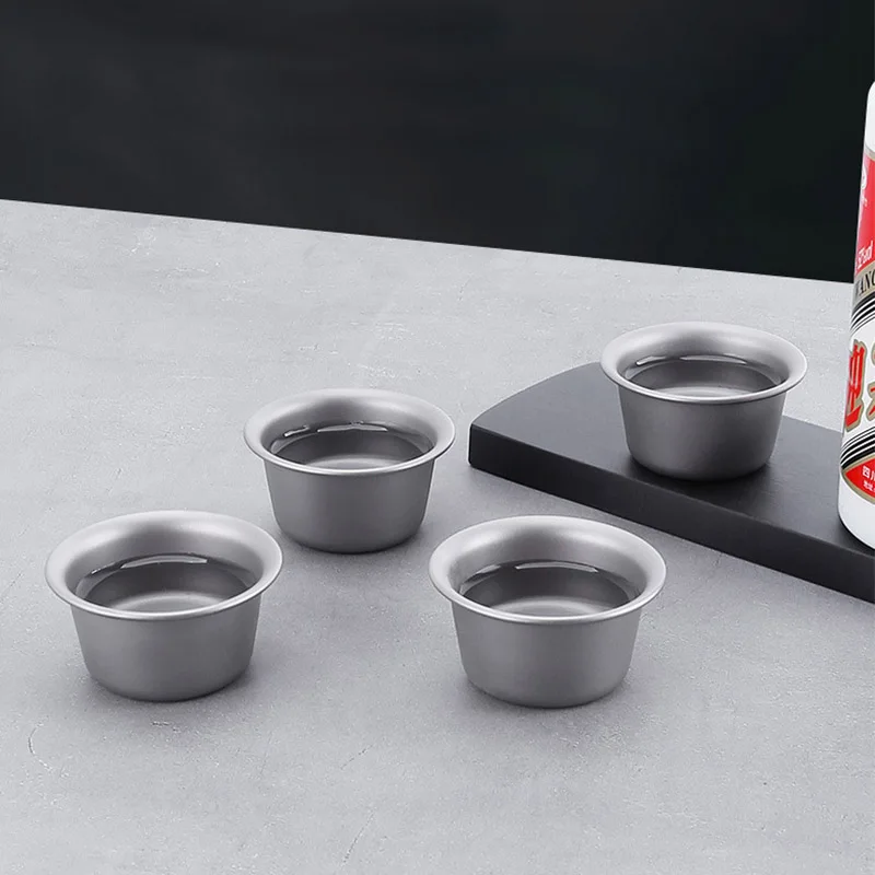 4PCS/Set, 45ml Pure Titanium White Wine MUG,Single-layer Kung Fu Teacup,Antibacterial And Mildew Resistant Jianzhan Master Cup
4PCS/Set, 45ml Pure Titanium White Wine MUG,Single-layer Kung Fu Teacup,Antibacterial And Mildew Resistant Jianzhan Master Cup