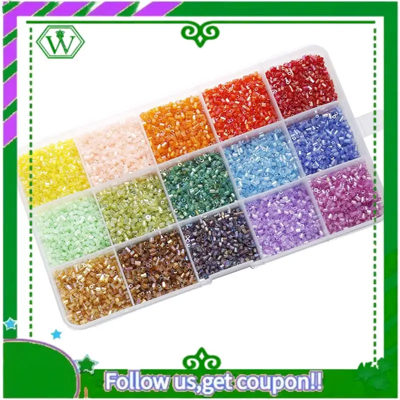 Latest-Colored Tube Beads Crystal Glass Beads DIY Seed Beads Spacer Beads For Jewelry Making
Latest-Colored Tube Beads Crystal Glass Beads DIY Seed Beads Spacer Beads For Jewelry Making