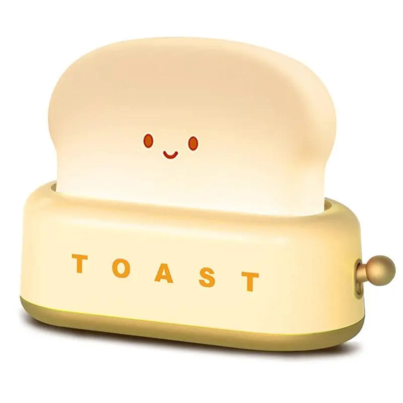A78K New Cute Toast Bread LED Table Lamp With Rechargeable Battery, Timer Function, Perfect For Kids And Adults As A Gift Ideal
A78K New Cute Toast Bread LED Table Lamp With Rechargeable Battery, Timer Function, Perfect For Kids And Adults As A Gift Ideal