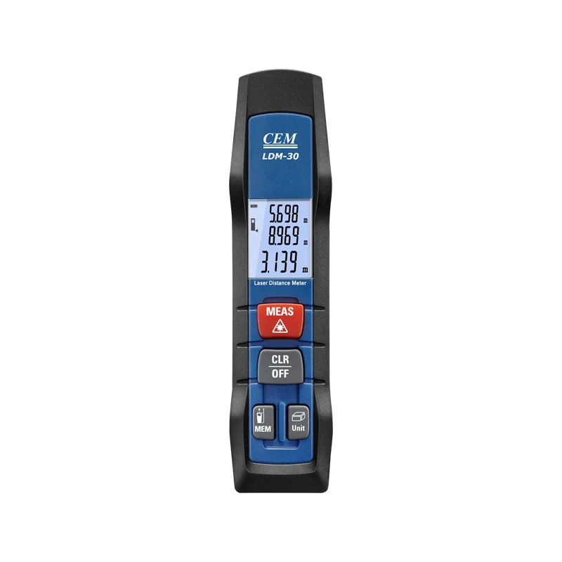 CEM Handheld Laser Rangefinder Infrared Rangefinder Home Improvement Measuring Ruler LDM-30
CEM Handheld Laser Rangefinder Infrared Rangefinder Home Improvement Measuring Ruler LDM-30