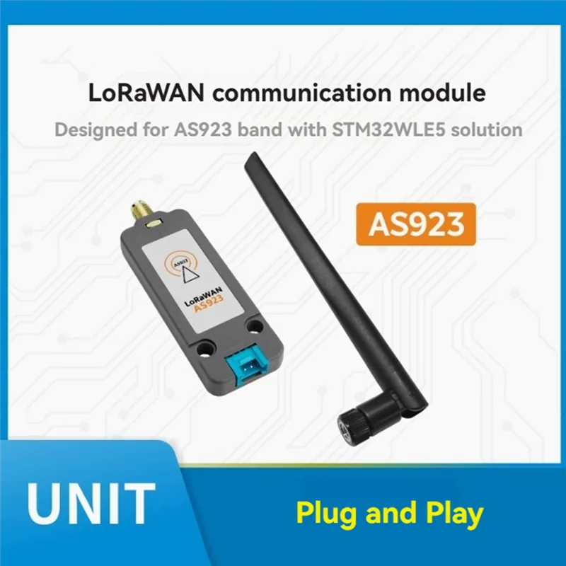 ABKN-Lorawan AS923 Модуль связи частотного диапазона 902-928 МГц P2P Связь STM32WLE5 с антенной
ABKN-Lorawan AS923 Модуль связи частотного диапазона 902-928 МГц P2P Связь STM32WLE5 с антенной