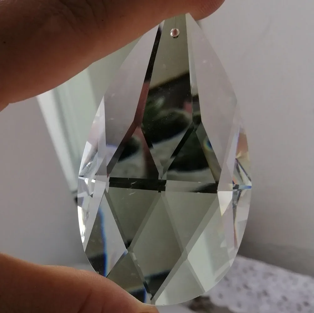 Camal 1PCS 76mm Clear K9 Faceted Waterdrop Crystal Pendant Prisms SunCatcher Chandelier Hanging Ornament Fengshui Lamp Parts
Camal 1PCS 76mm Clear K9 Faceted Waterdrop Crystal Pendant Prisms SunCatcher Chandelier Hanging Ornament Fengshui Lamp Parts