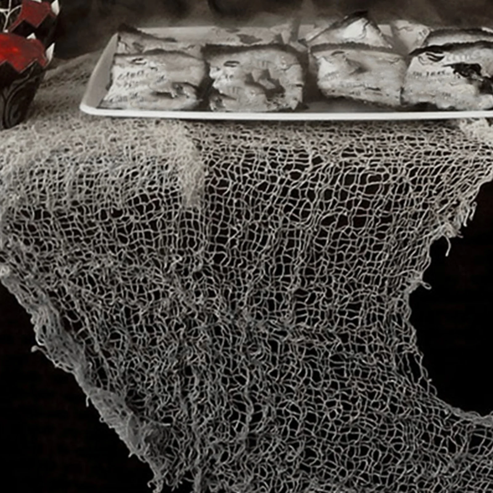 2Pcs Spooky Halloween Gauze Set Black Grey Creepy Cloth Decoration for Haunted Parties Halloween Gauze Creepy Cloth
2Pcs Spooky Halloween Gauze Set Black Grey Creepy Cloth Decoration for Haunted Parties Halloween Gauze Creepy Cloth