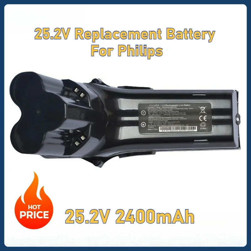 25.2V Replacement Battery for Philips SpeedPro Max Aqua Stick Cordless Vacuum XC8055/01 XC8045/01 XC8043/01 XC8347/01 XC8349/01
25.2V Replacement Battery for Philips SpeedPro Max Aqua Stick Cordless Vacuum XC8055/01 XC8045/01 XC8043/01 XC8347/01 XC8349/01