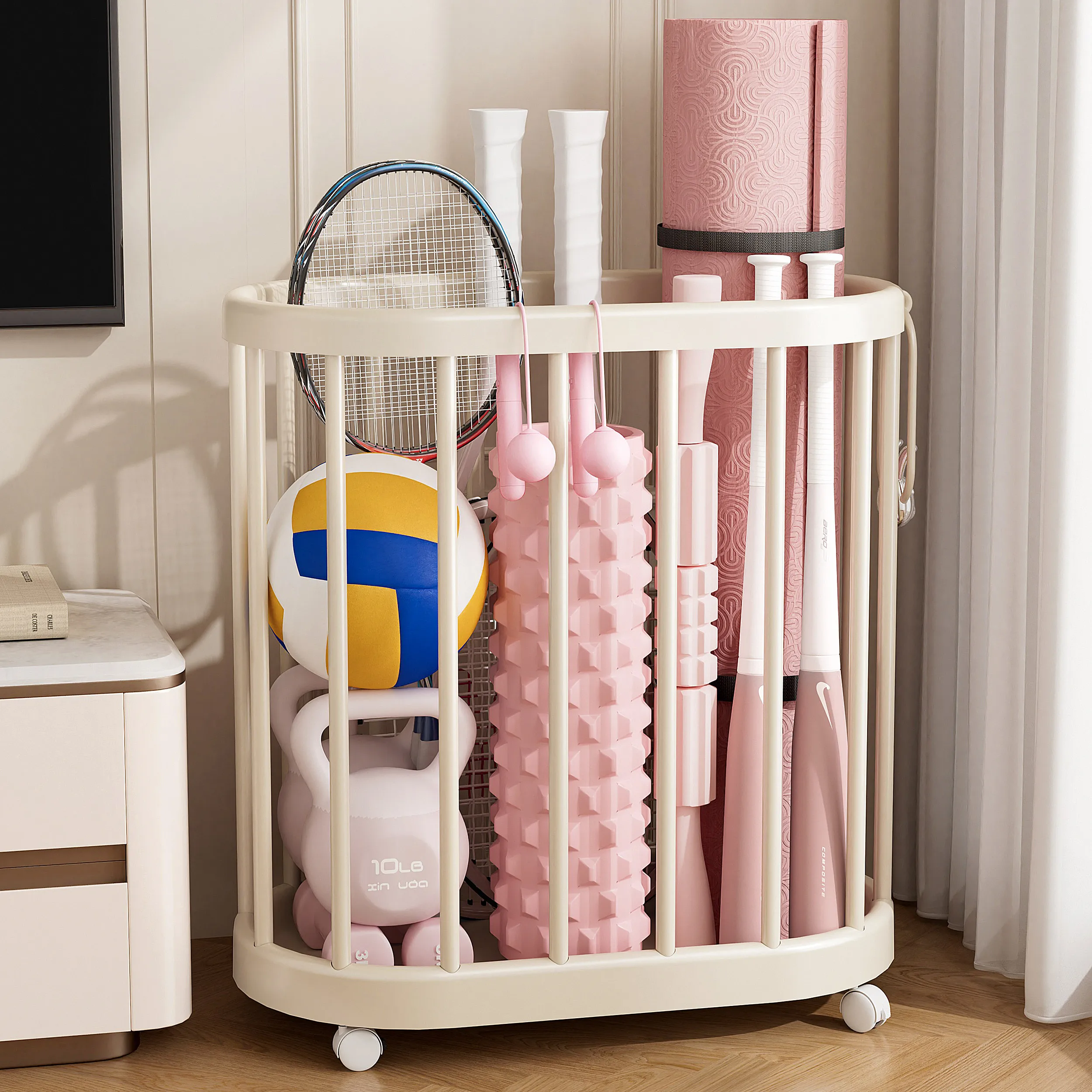 Большая корзина для хранения ковриков для йоги, спортивного инвентаря, органайзер для инструментов, аксессуары для домашнего спортзала
Большая корзина для хранения ковриков для йоги, спортивного инвентаря, органайзер для инструментов, аксессуары для домашнего спортзала