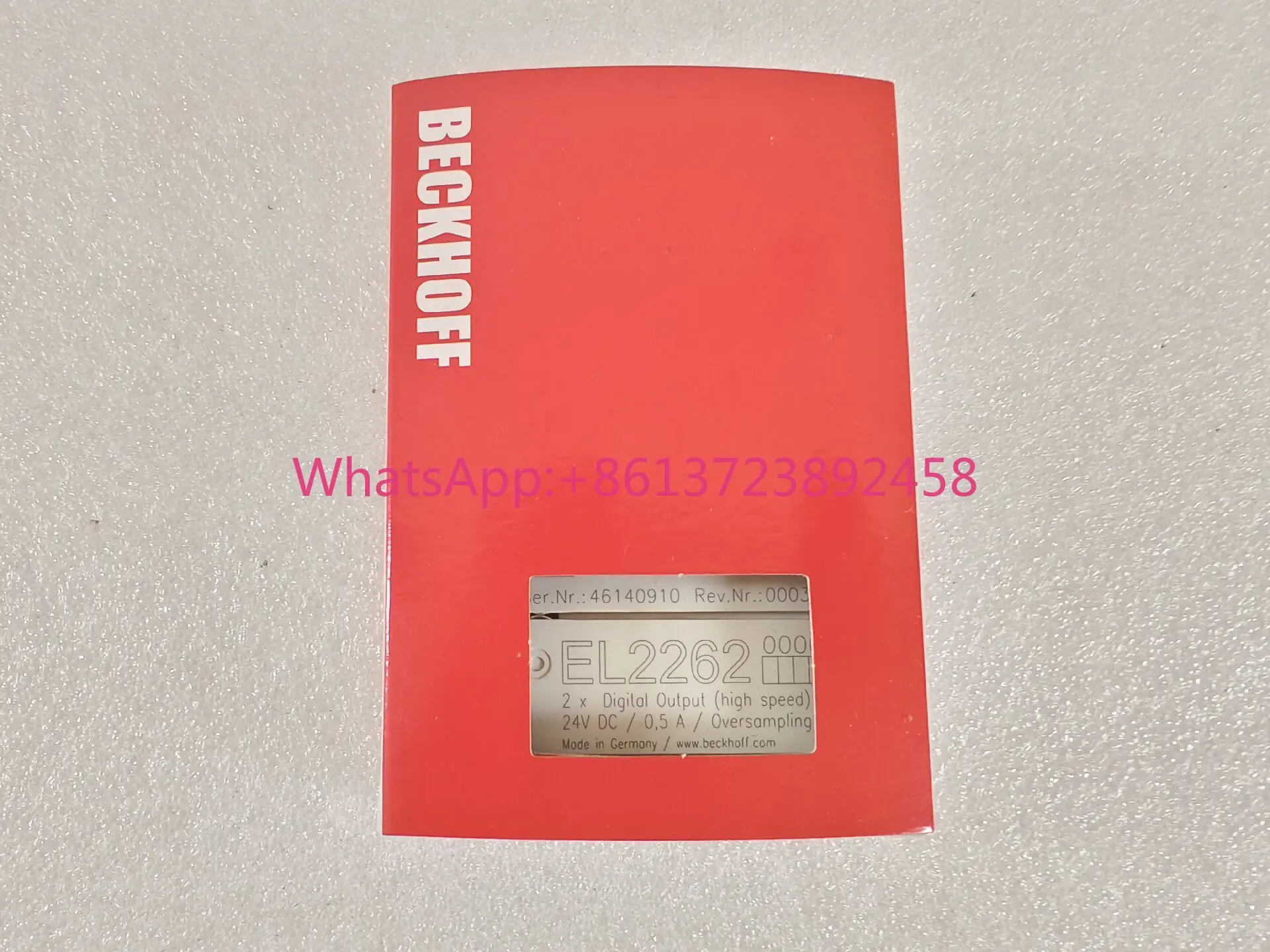 BECKHOFF EL2262 German Beckhoff module, spot
BECKHOFF EL2262 German Beckhoff module, spot