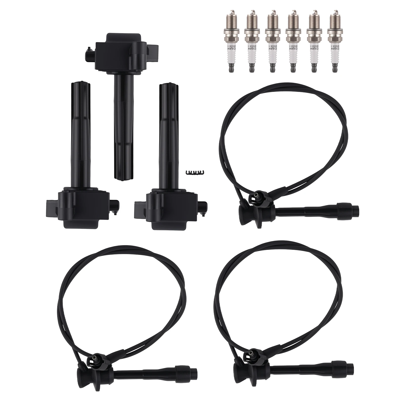 Ignition Set 3 Coils 6 Iridium Plugs for Lexus ES300 3.0L 1996-2001 UF-155
Ignition Set 3 Coils 6 Iridium Plugs for Lexus ES300 3.0L 1996-2001 UF-155