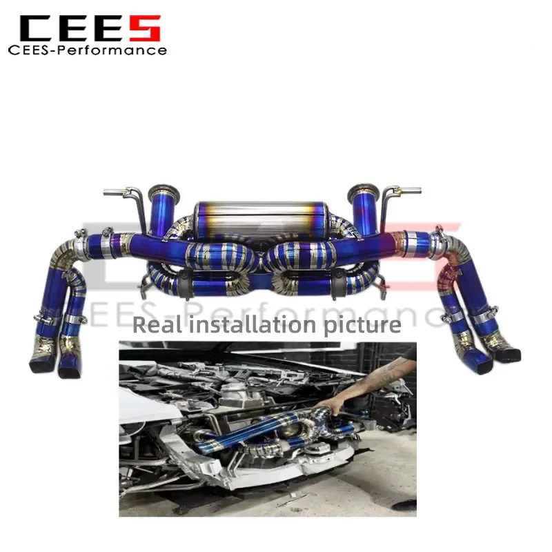 cees Valved Catback Exhaust Titanium for Audi R8 V8 4.2L (2007-2013) Upgrade Muffler with Valve X Pipe System
cees Valved Catback Exhaust Titanium for Audi R8 V8 4.2L (2007-2013) Upgrade Muffler with Valve X Pipe System