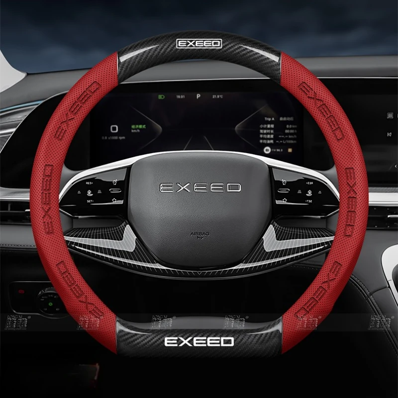 New Arrival Luxury Premium Nappa Leather Steering Wheel Cover For EXEED RX VX TX LX ES ET Comfort Grip 15 Inch Perfect Fit
New Arrival Luxury Premium Nappa Leather Steering Wheel Cover For EXEED RX VX TX LX ES ET Comfort Grip 15 Inch Perfect Fit