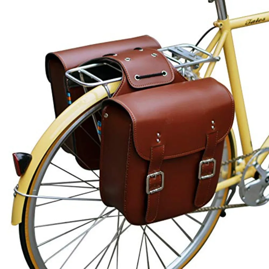 Retro Bicycle Rack Bag Leather Rear Rack Bike Bags Robust Rear Seatpost Bag for Retro Bicycle Saddle Rack Accessories
Retro Bicycle Rack Bag Leather Rear Rack Bike Bags Robust Rear Seatpost Bag for Retro Bicycle Saddle Rack Accessories
