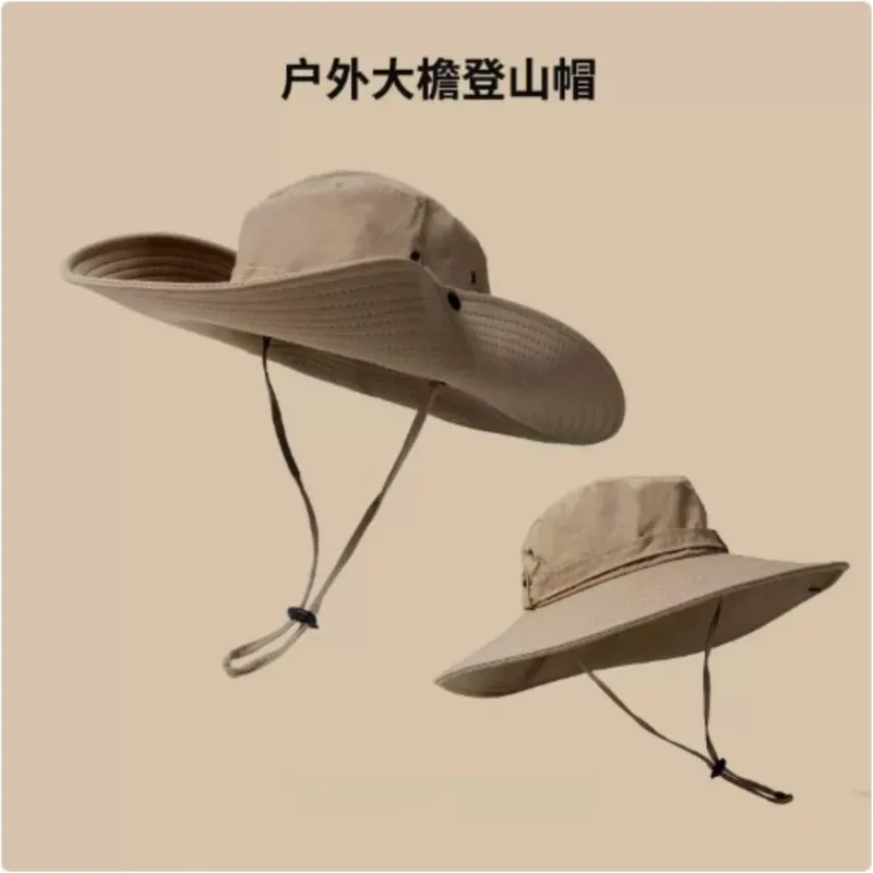 Hiking hat fisherman mountain climbing and women's outdoor men's with large brim
Hiking hat fisherman mountain climbing and women's outdoor men's with large brim