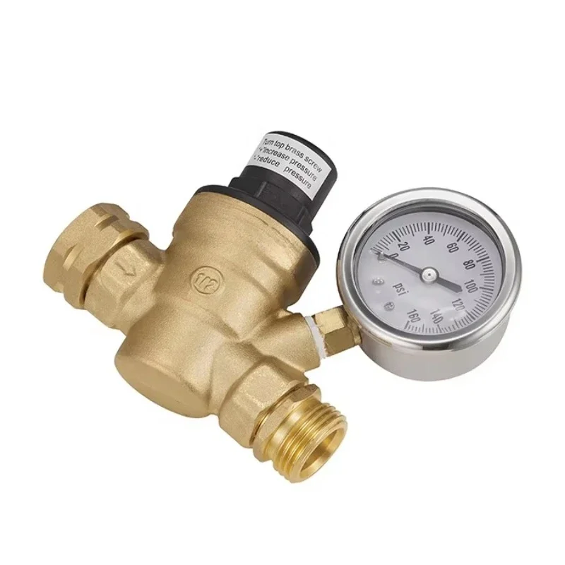 DN15 lead-free pressure reducing regulator with pressure gauge BJ44007 
DN15 lead-free pressure reducing regulator with pressure gauge BJ44007