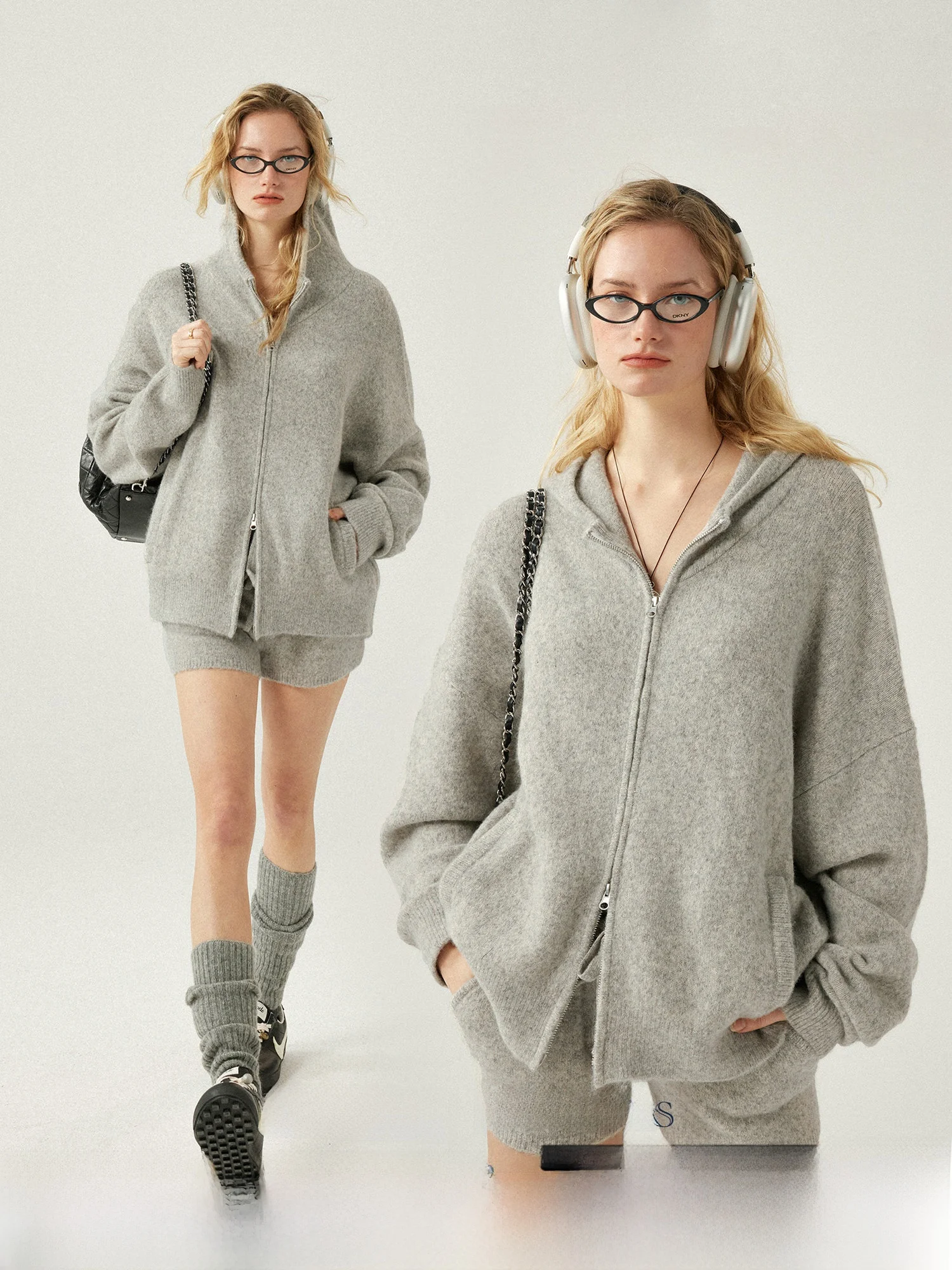 Silk And Camere Blend Knitted Cardigan orts Set with Hood by Smore Rivers Simple Commute Sle Long Sve Regu...
Silk And Camere Blend Knitted Cardigan orts Set with Hood by Smore Rivers Simple Commute Sle Long Sve Regu...