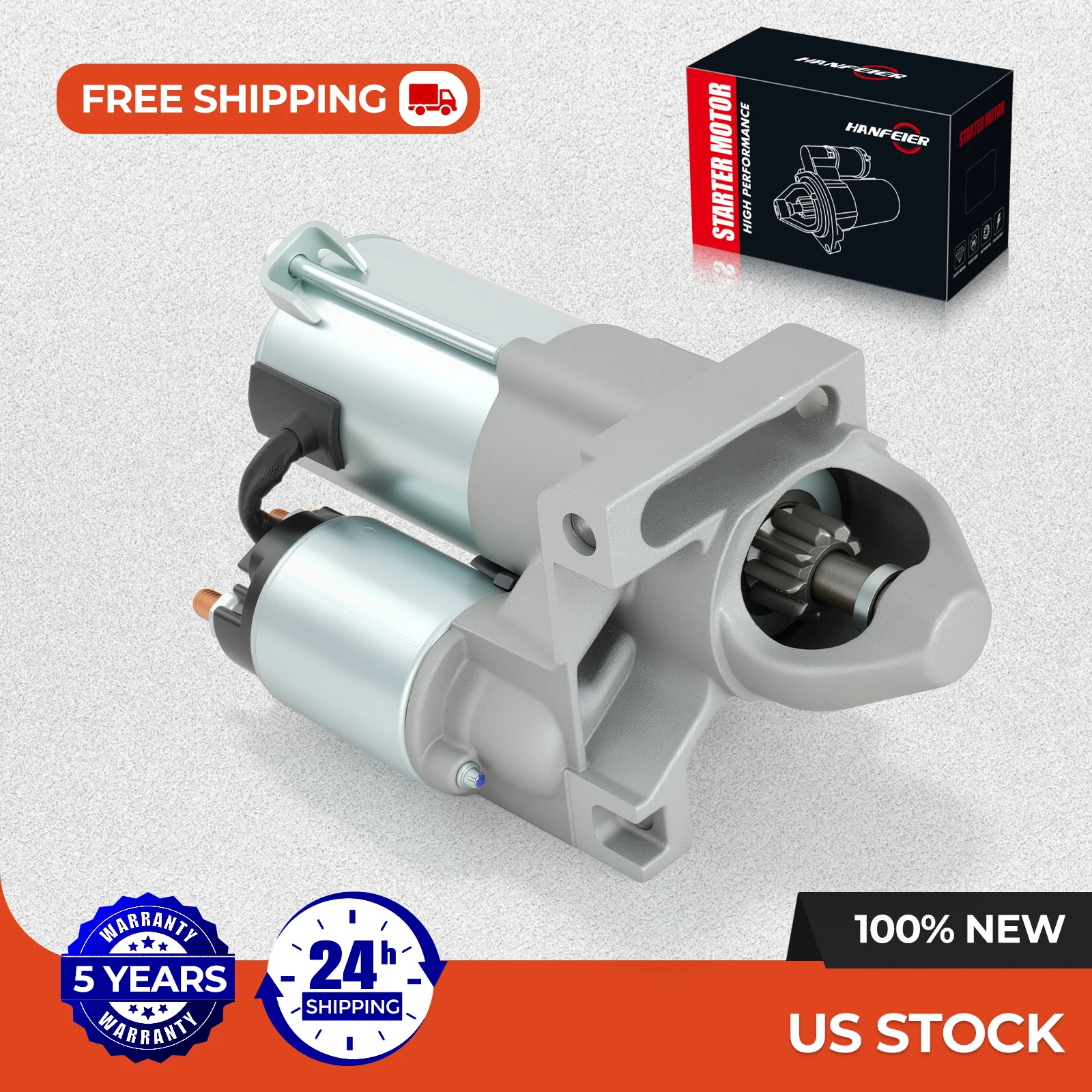 New Starter for 2006-10 Chevrolet Malibu Pontiac G6 08-10 Saturn Vue 07 08 Aura
New Starter for 2006-10 Chevrolet Malibu Pontiac G6 08-10 Saturn Vue 07 08 Aura