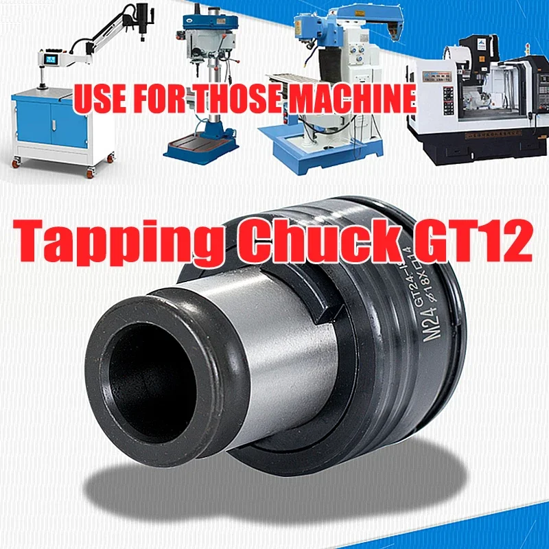 GT12 Tapping Machine Use Collet Pneumatic Electric Tapper Chucks 1 Piece M2 M3 M4 M5 M6-8 M10 M12 M14 M16 M18-20 Drill Tools Kit
GT12 Tapping Machine Use Collet Pneumatic Electric Tapper Chucks 1 Piece M2 M3 M4 M5 M6-8 M10 M12 M14 M16 M18-20 Drill Tools Kit