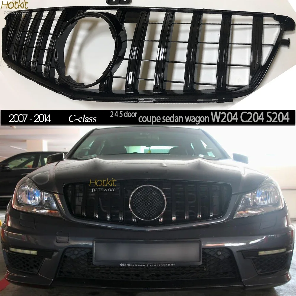 Black / Silver Replacement Bumper Grille GTR Type For Mercedes C Class W204 2007 - 2014 C180 C200 C300 C350 Perfect Fitting
Black / Silver Replacement Bumper Grille GTR Type For Mercedes C Class W204 2007 - 2014 C180 C200 C300 C350 Perfect Fitting
