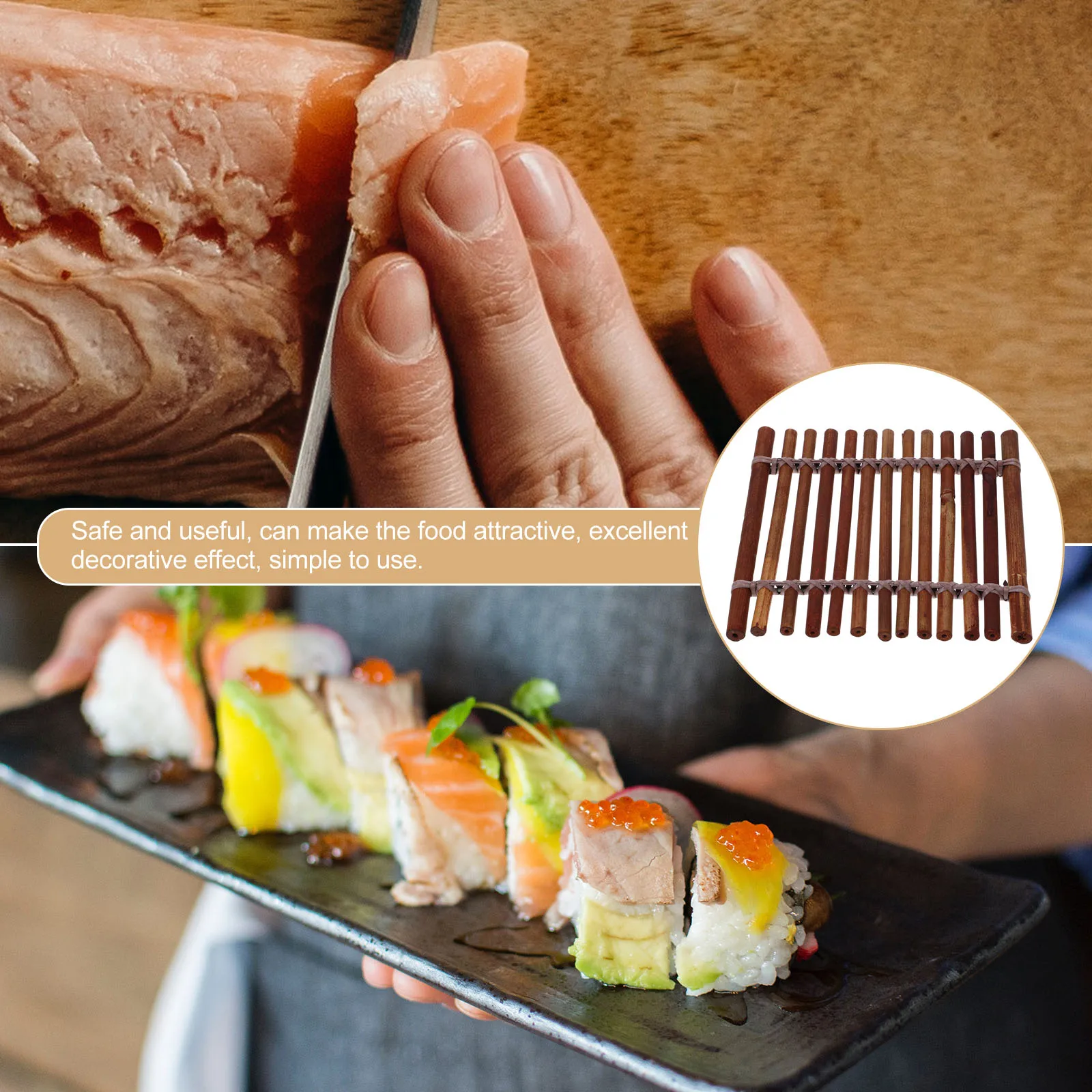 Japanese Decoration Sheet Ornament For Restaurant Home Use Tray Decorative Mat Dish Serving Plate Bamboo Sheet 
Japanese Decoration Sheet Ornament For Restaurant Home Use Tray Decorative Mat Dish Serving Plate Bamboo Sheet