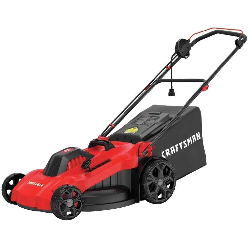 Electric Lawn Mower, 20-Inch, Corded, 13-Ah, Red
Electric Lawn Mower, 20-Inch, Corded, 13-Ah, Red