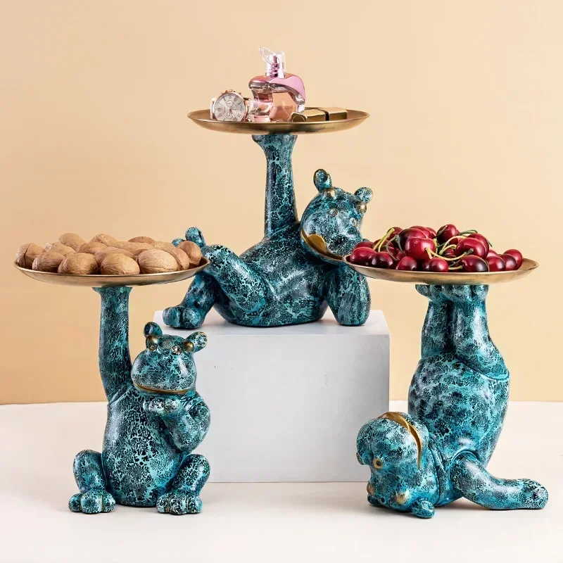 Creative hippo resin sculpture sundries storage tray Ornaments living room desktop fruit snack tray home decoration wedding gift
Creative hippo resin sculpture sundries storage tray Ornaments living room desktop fruit snack tray home decoration wedding gift