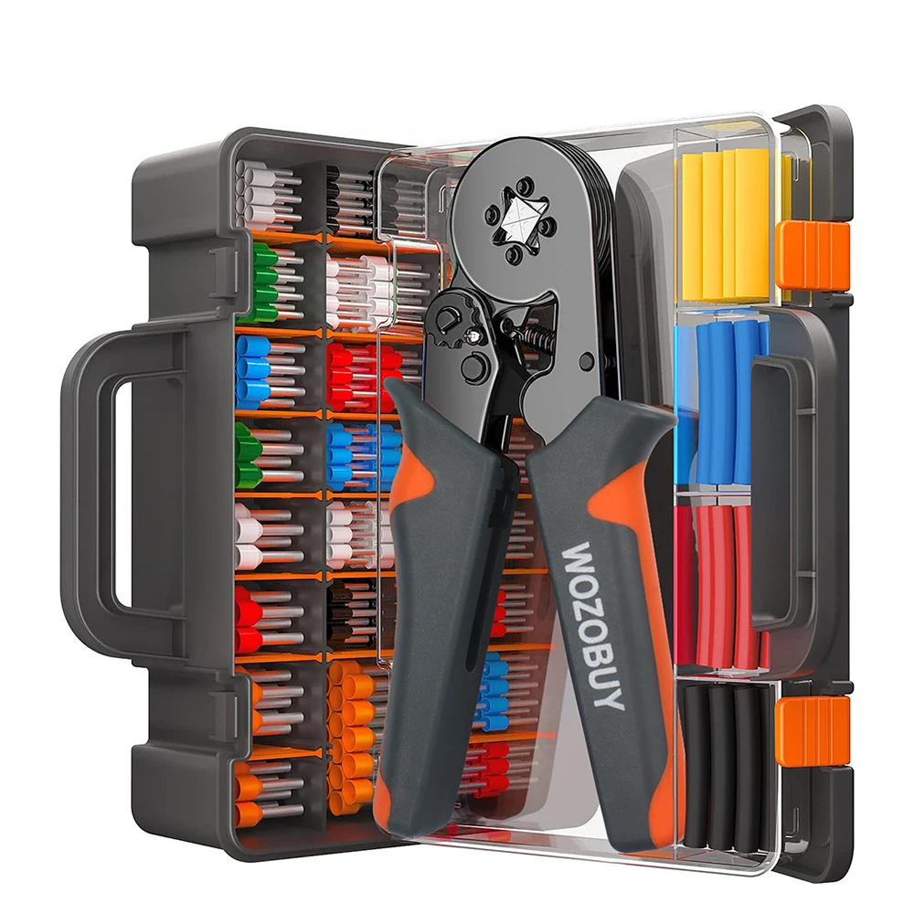 Crimping Sleeve Terminal Cable Wire Connector Electrical Kit Tubular Terminal Mini Crimping Plier Boxed VE Insulated Terminal
Crimping Sleeve Terminal Cable Wire Connector Electrical Kit Tubular Terminal Mini Crimping Plier Boxed VE Insulated Terminal
