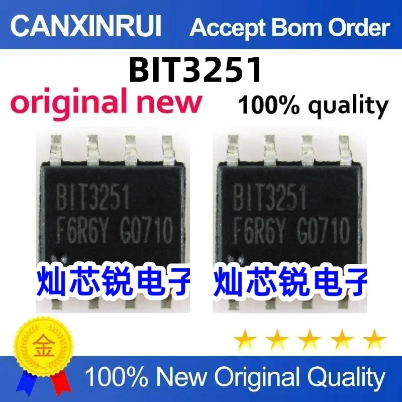 (5-100 pieces) Brand new original BIT3251 SOP-8
(5-100 pieces) Brand new original BIT3251 SOP-8