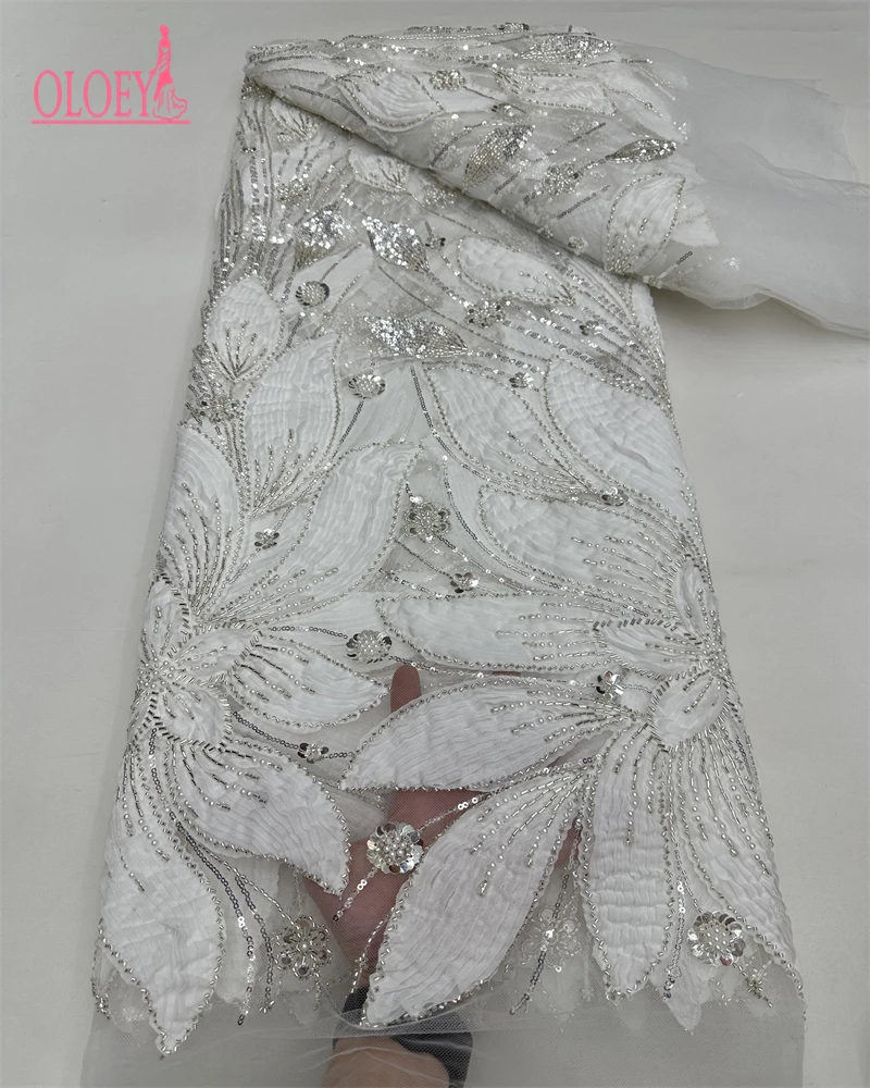 OLOEY Best Quality Latest Soft Elegant Delicate Austria French Tulle Mesh Lace With Stones For Wedding Evening Dress
OLOEY Best Quality Latest Soft Elegant Delicate Austria French Tulle Mesh Lace With Stones For Wedding Evening Dress