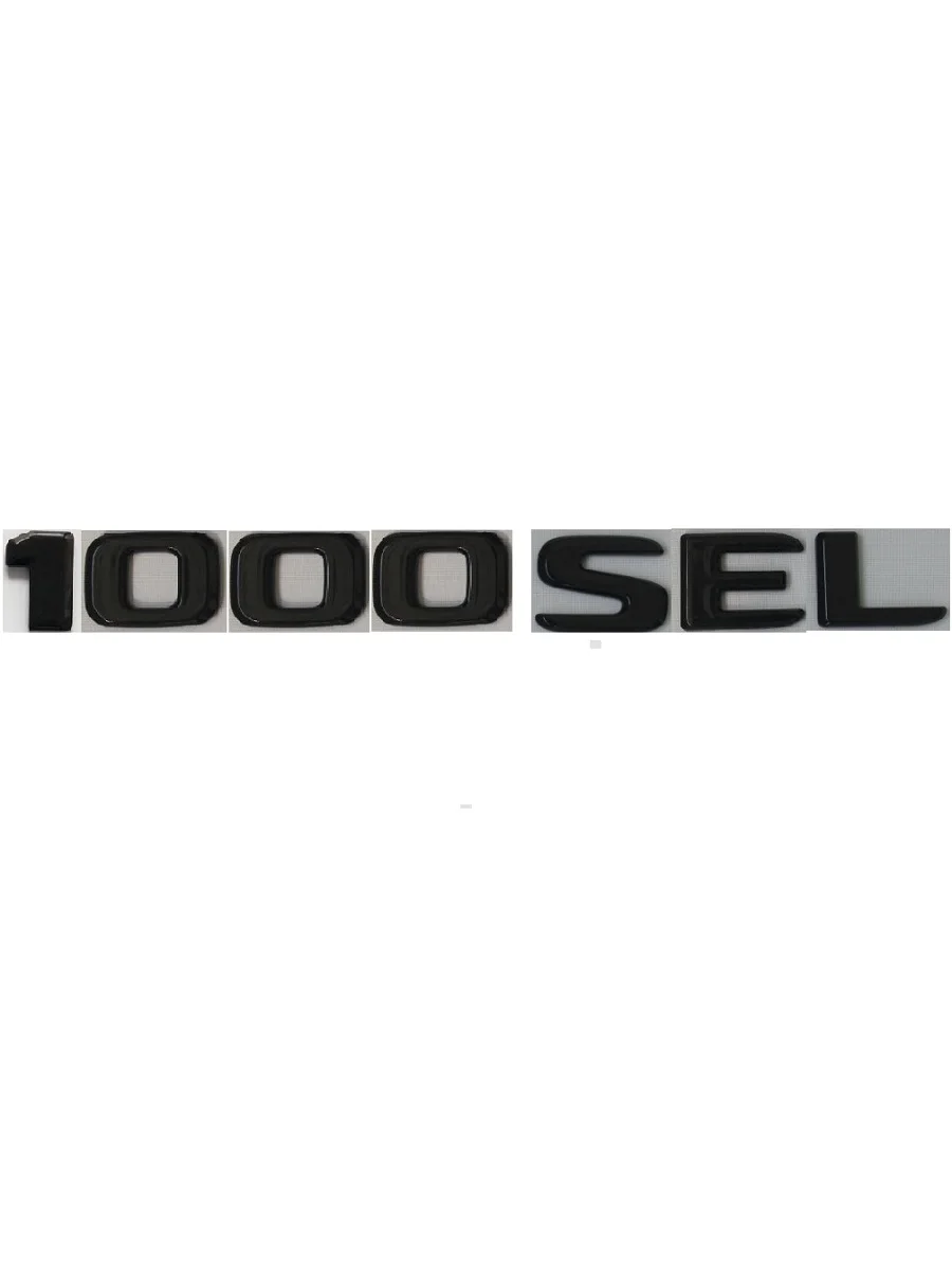 Automobile Rear Letters Gloss Black 1000SEL Car Emblems for Mercedes Benz 1000 SEL
Automobile Rear Letters Gloss Black 1000SEL Car Emblems for Mercedes Benz 1000 SEL