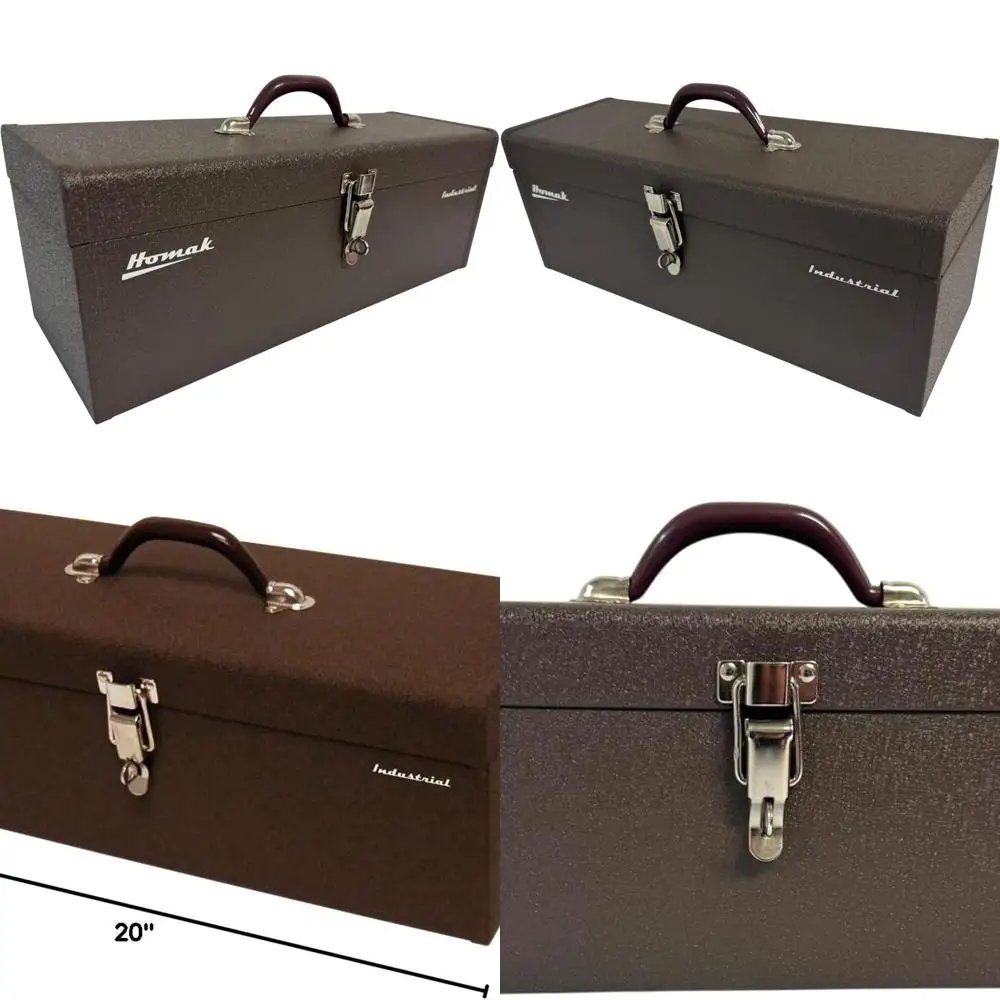 20-Inch Steel Tool Tote with Brown Powder Coat Finish
20-Inch Steel Tool Tote with Brown Powder Coat Finish