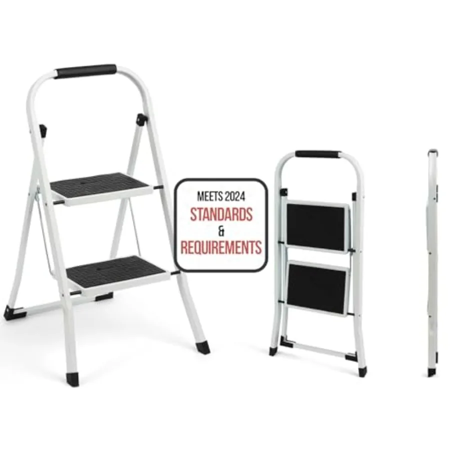 2-Step Ladder, 350 LBS Capacity Folding Step Stool Anti-Slip Wide Steps and Handgrip ANSI Certified Lightweight and Durable Ste
2-Step Ladder, 350 LBS Capacity Folding Step Stool Anti-Slip Wide Steps and Handgrip ANSI Certified Lightweight and Durable Ste
