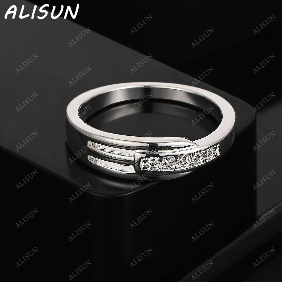ALISUN 925 Sterling Silver Simple Zircon Fine Ring Fashion Jewelry Charm Grace Wedding Engagement Accessories
ALISUN 925 Sterling Silver Simple Zircon Fine Ring Fashion Jewelry Charm Grace Wedding Engagement Accessories