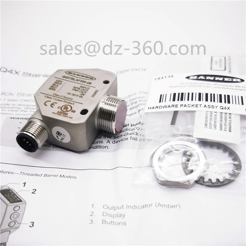 1 шт. Q4XTBLAF100-Q8 Q4XTBLAF300-Q8 Q4XTBLAF500-Q8 Промышленный лазерный датчик расстояния 10-30В постоянного тока, абсолютно новый, в наличии
1 шт. Q4XTBLAF100-Q8 Q4XTBLAF300-Q8 Q4XTBLAF500-Q8 Промышленный лазерный датчик расстояния 10-30В постоянного тока, абсолютно новый, в наличии