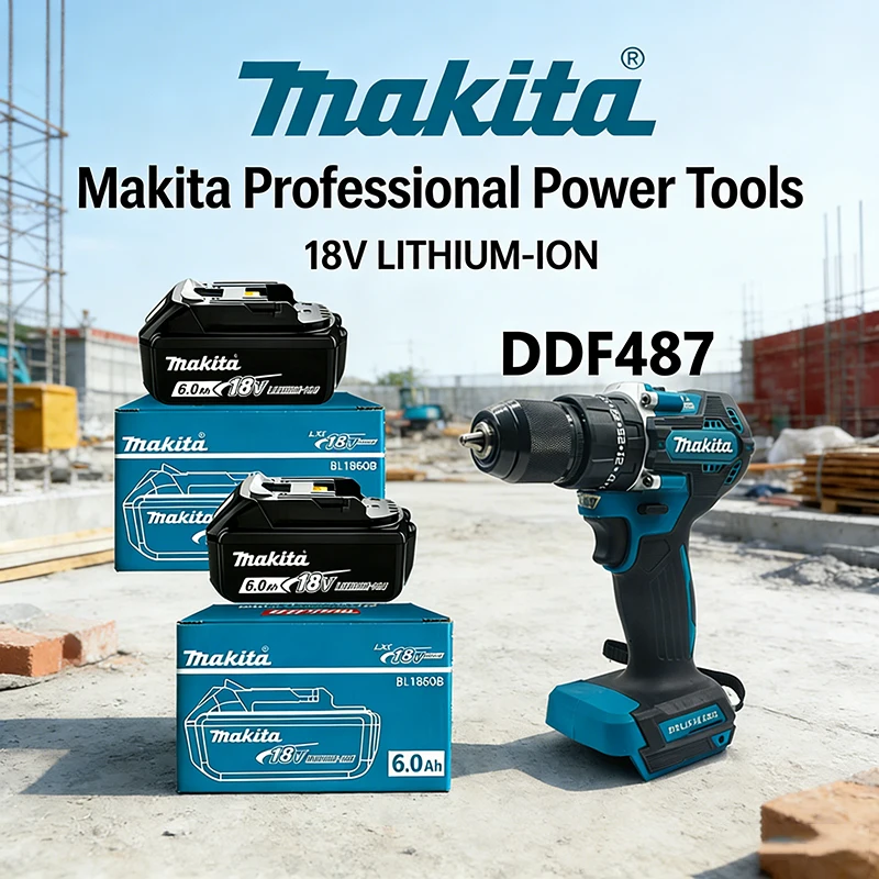 Аккумулятор Makita BL1860 18В 6Ач литий-ионный, обновленная версия, для инструментов Makita 18В (совместим с BL1840, BL1850, BL1830, BL1860B, LXT 400)
Аккумулятор Makita BL1860 18В 6Ач литий-ионный, обновленная версия, для инструментов Makita 18В (совместим с BL1840, BL1850, BL1830, BL1860B, LXT 400)