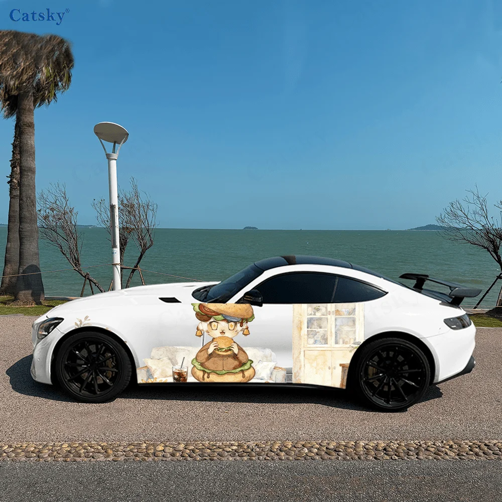 Cute Child Eat Hamburgers Car Vinyl Wraps Decal Self-adhesive PVC Sticker Suitable for Trucks SUV Decor Auto Accessories Gift
Cute Child Eat Hamburgers Car Vinyl Wraps Decal Self-adhesive PVC Sticker Suitable for Trucks SUV Decor Auto Accessories Gift