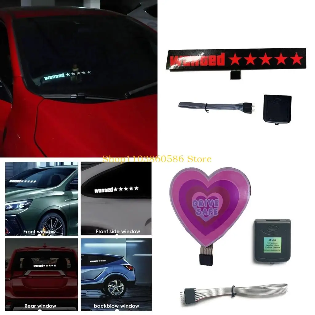 242A Fashion Car LED Decal Eye catching LED Car Sticker Bright & Durable Vehicle Decoration Easy Installation Multi-style
242A Fashion Car LED Decal Eye catching LED Car Sticker Bright & Durable Vehicle Decoration Easy Installation Multi-style