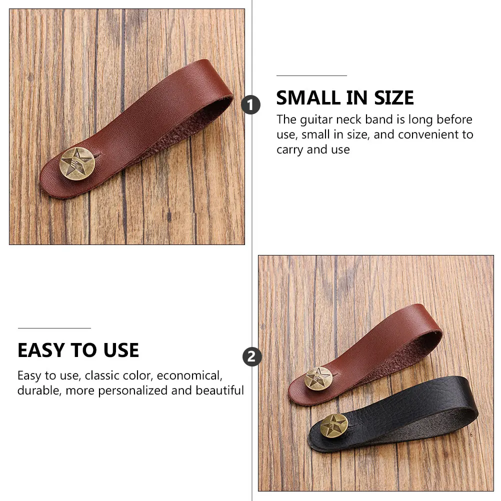 2Pcs Guitar Headstock Strap Folk Neck Fixing PU Wear Resistant Color Small Size Lasting for Musicians
2Pcs Guitar Headstock Strap Folk Neck Fixing PU Wear Resistant Color Small Size Lasting for Musicians