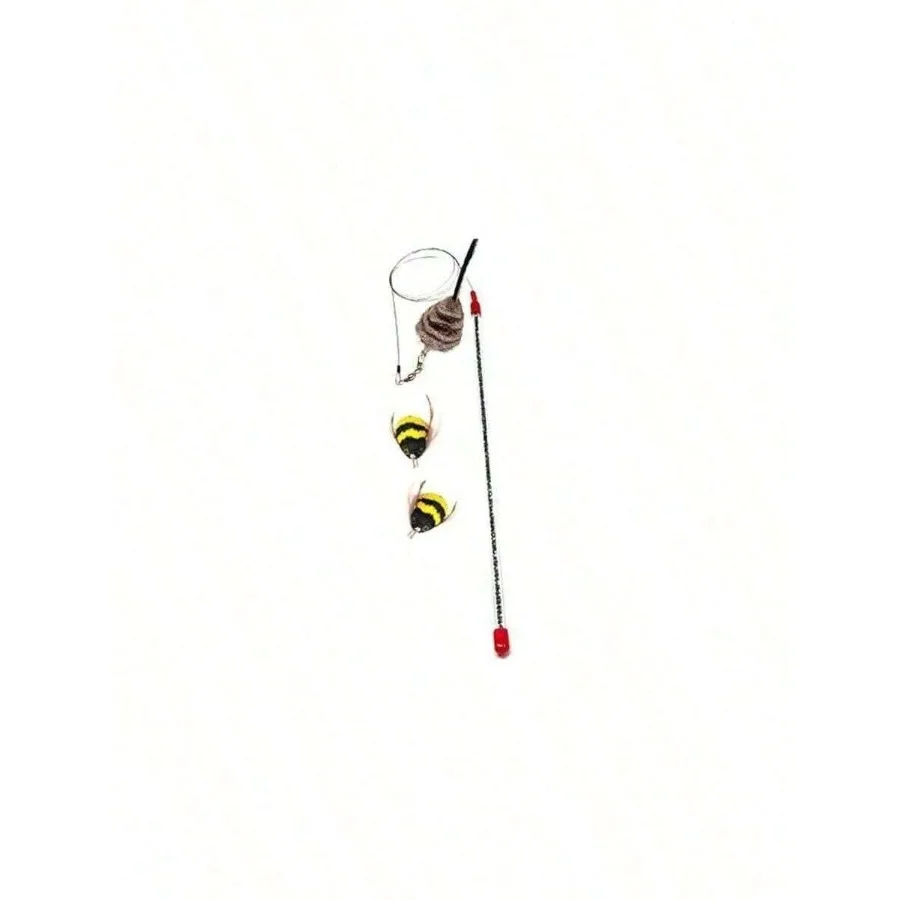 Go Cat Cat Catcher Teaser Wand And Two Da Bee Bumble Bee Attachments From The Maker Of Da Bird Value Pack
Go Cat Cat Catcher Teaser Wand And Two Da Bee Bumble Bee Attachments From The Maker Of Da Bird Value Pack