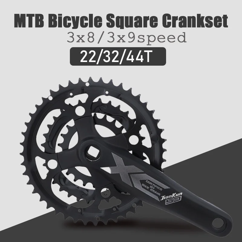mtb bicycle crankset 104 bcd 170mm square bicycle Crank Single Triple Speed Chainirng bicycle crankset 3x8 3x9 speed Chainwheel
mtb bicycle crankset 104 bcd 170mm square bicycle Crank Single Triple Speed Chainirng bicycle crankset 3x8 3x9 speed Chainwheel
