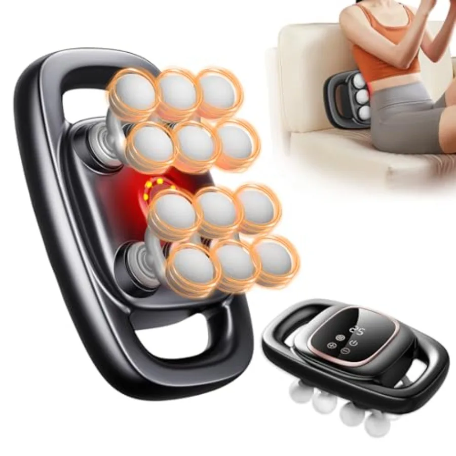 12-Head Massage Gun, 3 Modes, 30 Levels of Intensity, Electric Deep Tissue Massager, Relieves Muscle Pain All Over The Body, 4k
12-Head Massage Gun, 3 Modes, 30 Levels of Intensity, Electric Deep Tissue Massager, Relieves Muscle Pain All Over The Body, 4k