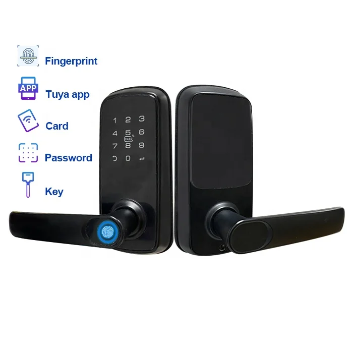 Smart Door Lock Alloy Fingerprint Tuya App Digital Password for Wood/Steel/Aluminum Doors
Smart Door Lock Alloy Fingerprint Tuya App Digital Password for Wood/Steel/Aluminum Doors