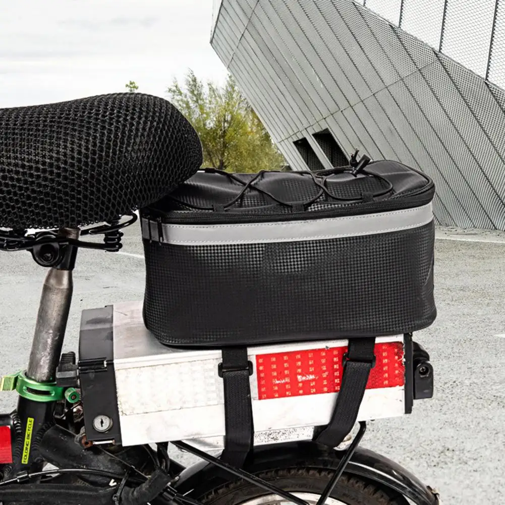 Electric Bicycle Rear Seat Bag Water proof Large Capacity Reflective Design Mountain Bike Bag Mtb Accessories
Electric Bicycle Rear Seat Bag Water proof Large Capacity Reflective Design Mountain Bike Bag Mtb Accessories