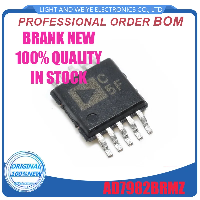 AD7982BRMZ AD7982BRM AD7982 C5F MSOP10, 100% New, 5 Pieces
AD7982BRMZ AD7982BRM AD7982 C5F MSOP10, 100% New, 5 Pieces