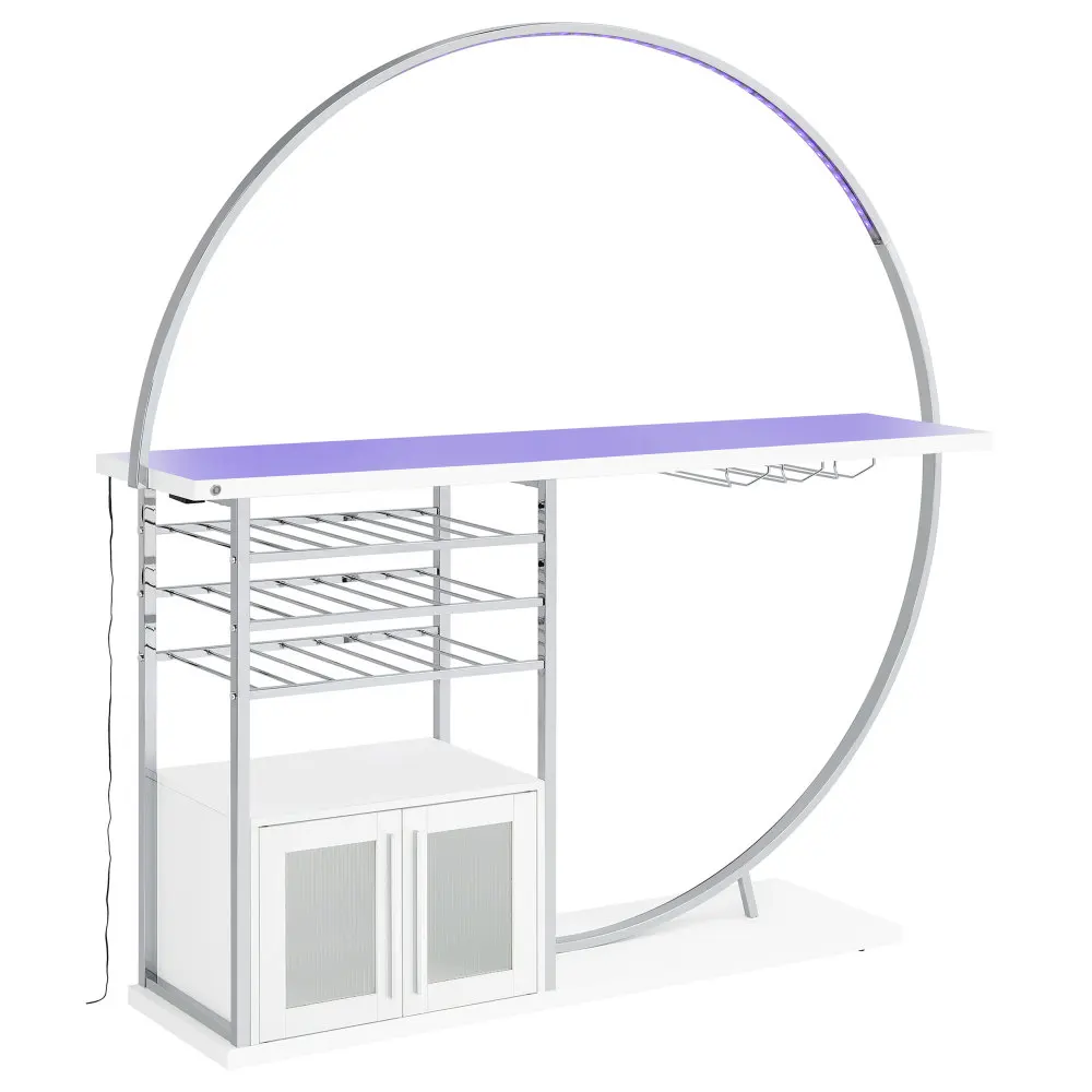 White double door LED home bar wine cabinet wine rack cabinet living room furniture
White double door LED home bar wine cabinet wine rack cabinet living room furniture