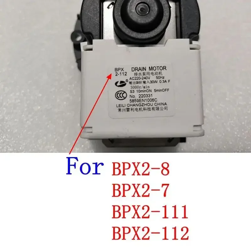 AC220-240V Drain Motor BPX2-8 5859EN1004B Drain Pump Motor suitable for LG Drum Washing Machine WD-T12235 Repair Parts
AC220-240V Drain Motor BPX2-8 5859EN1004B Drain Pump Motor suitable for LG Drum Washing Machine WD-T12235 Repair Parts