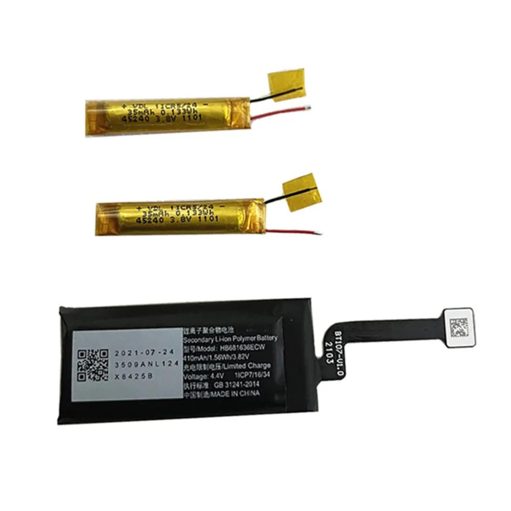 HB681636ECW 410mAh SP45240 35mAh New Battery For Huawei FreeBuds 3 Freebuds 4 4E T0004C Wireless Bluetooth Earphone
HB681636ECW 410mAh SP45240 35mAh New Battery For Huawei FreeBuds 3 Freebuds 4 4E T0004C Wireless Bluetooth Earphone