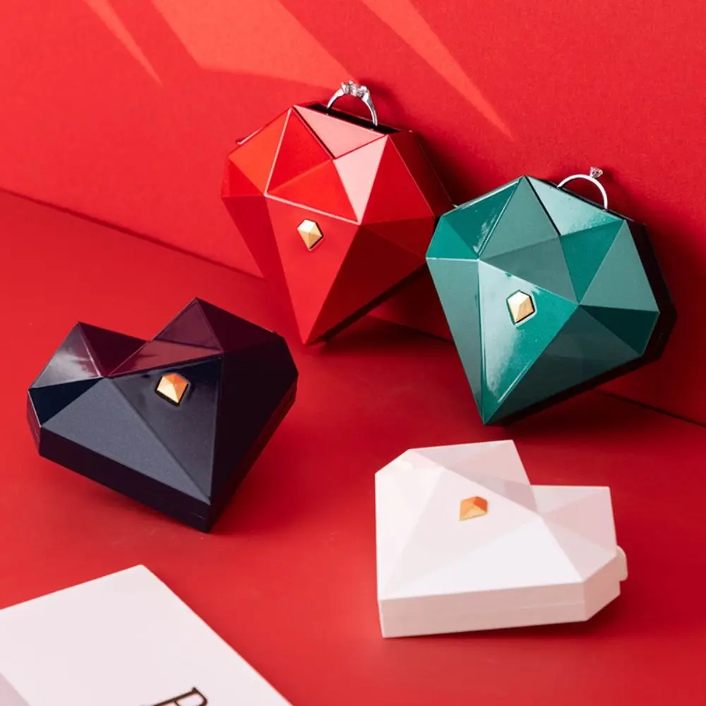 Heart Shaped Diamond Ring Box Automatic Pop-up Proposal Surprise Ring Box Storage Display Box For Girl Wedding Valentine's Day
Heart Shaped Diamond Ring Box Automatic Pop-up Proposal Surprise Ring Box Storage Display Box For Girl Wedding Valentine's Day