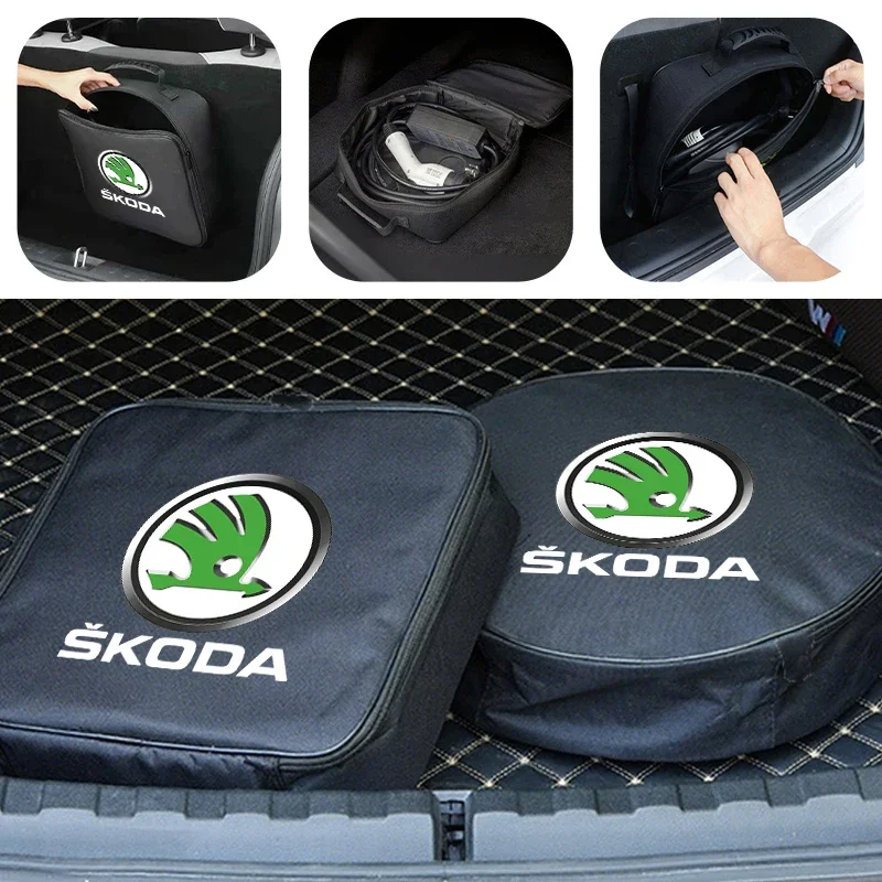 Car Sticker For Skoda A5 A4 Mk1 2 3 Car Logo Cable Case Charging Gun Storage Bag Waterproof Cable Organizer For Skoda Kamiq MK3
Car Sticker For Skoda A5 A4 Mk1 2 3 Car Logo Cable Case Charging Gun Storage Bag Waterproof Cable Organizer For Skoda Kamiq MK3