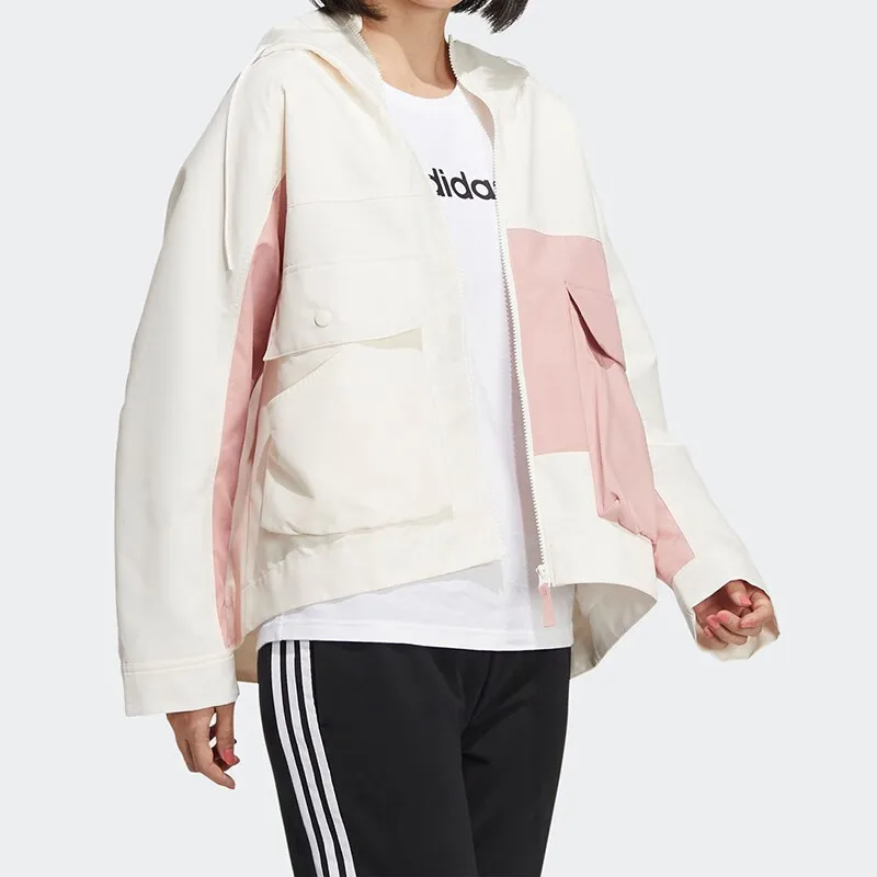 Adidas NEO Series Color - Blocked Hooded Jacket Multiple Pockets Lightweight Design Trendy For Spring - Autumn Outings
Adidas NEO Series Color - Blocked Hooded Jacket Multiple Pockets Lightweight Design Trendy For Spring - Autumn Outings
