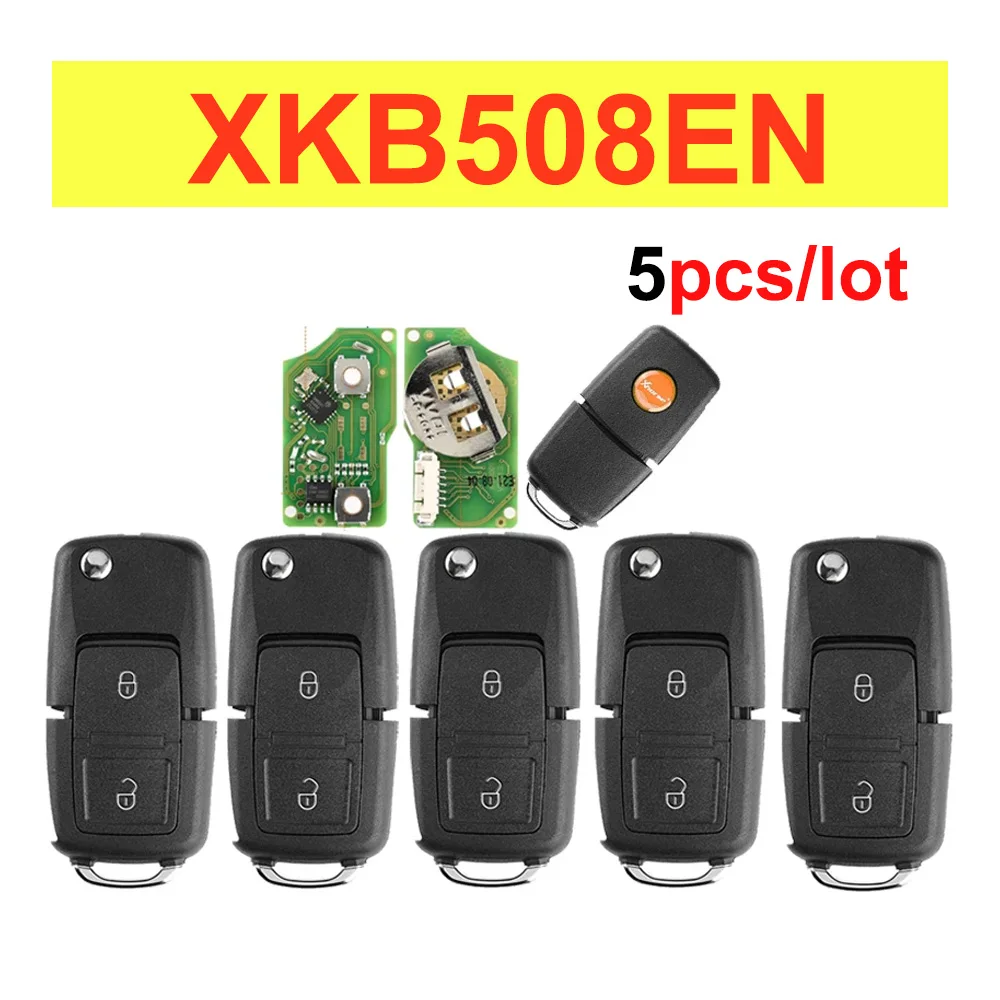 5pcs/lot Xhose XKB508EN Wire Remote Key for VW B5 Style 2 Buttons Work with MINI Key Tool/VVDI2 English Version
5pcs/lot Xhose XKB508EN Wire Remote Key for VW B5 Style 2 Buttons Work with MINI Key Tool/VVDI2 English Version